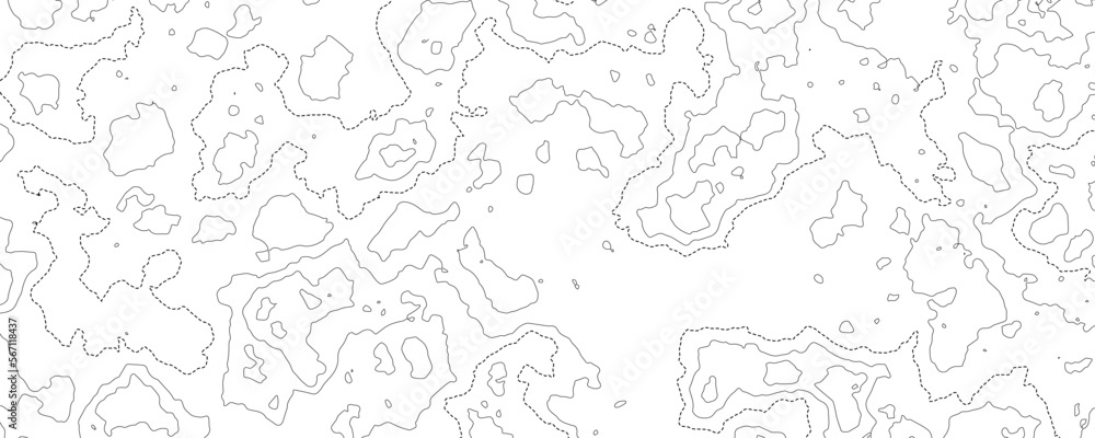 White topographic map background. Geographic abstract military patterns grid. The topo lines contour map with stylized height. Mountain trail terrain, terrain path. Vector illustration. White topographic map background. Geographic abstract military patterns grid. The topo lines contour map with stylized height. Mountain trail terrain, terrain path. Vector illustration.