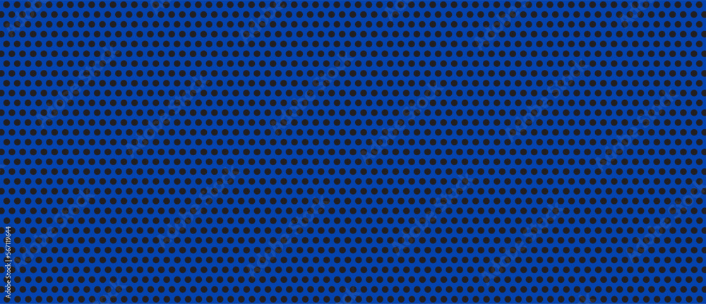 Black polka dot pattern on blue background. Straight dot pattern for backdrop and wallpaper template. Simple classic polka dot lines with repeat stripes texture. Polka background, vector illustration Black polka dot pattern on blue background. Straight dot pattern for backdrop and wallpaper template. Simple classic polka dot lines with repeat stripes texture. Polka background, vector illustration