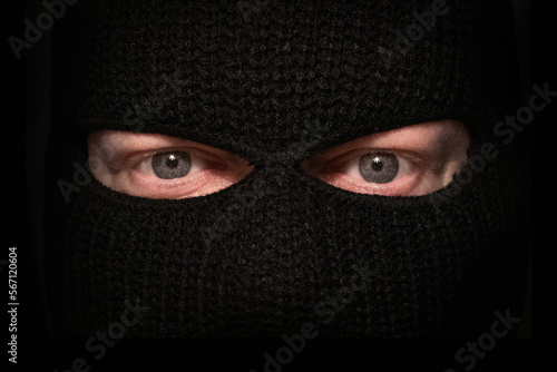 burglar in mask photo