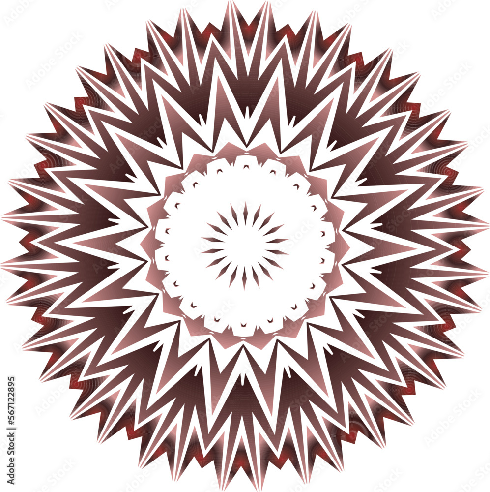 Fototapeta premium Round color pattern. Vector file for designs.
