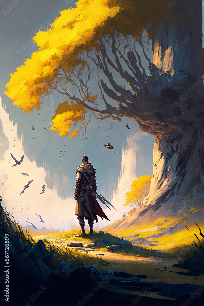 Beautiful landscape with big Mountains and Valleys created using Generative AI technology - Landscape, Digital art, Concept art, Comics Beautiful landscape with big Mountains and Valleys created using Generative AI technology - Landscape, Digital art, Concept art, Comics