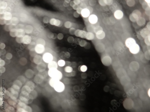 Blur effect black glitter background abstraction