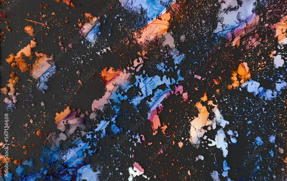 Volumetric abstract grunge background. Dirty cracked 3d rendering colorful surface Volumetric abstract grunge background. Dirty cracked 3d rendering colorful surface