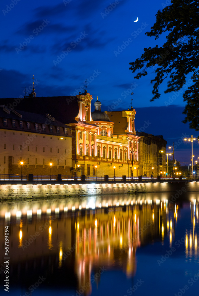 Wroclaw by night.