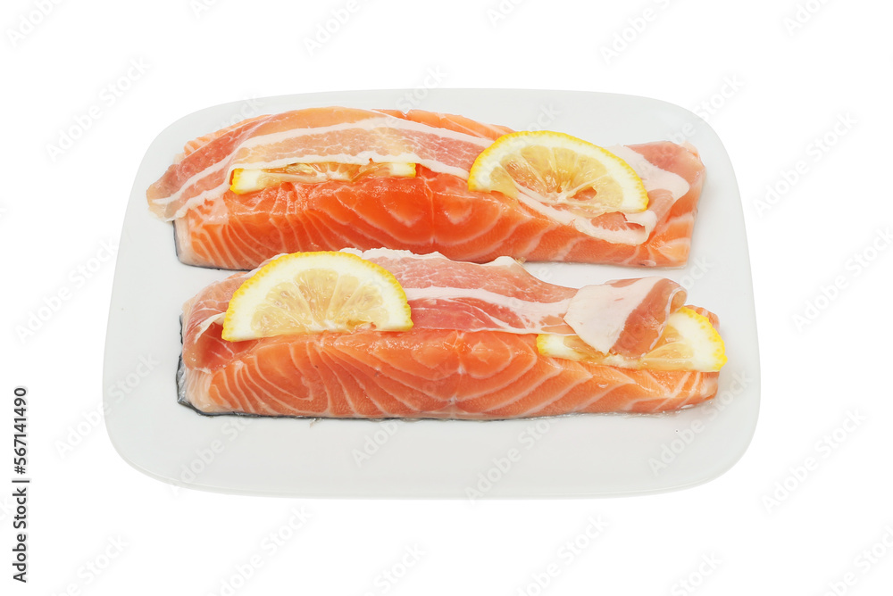 Salmon and pancetta Salmon and pancetta