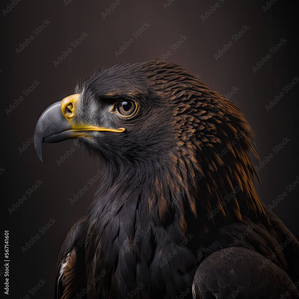 Obraz premium Golden Eagle Portrait