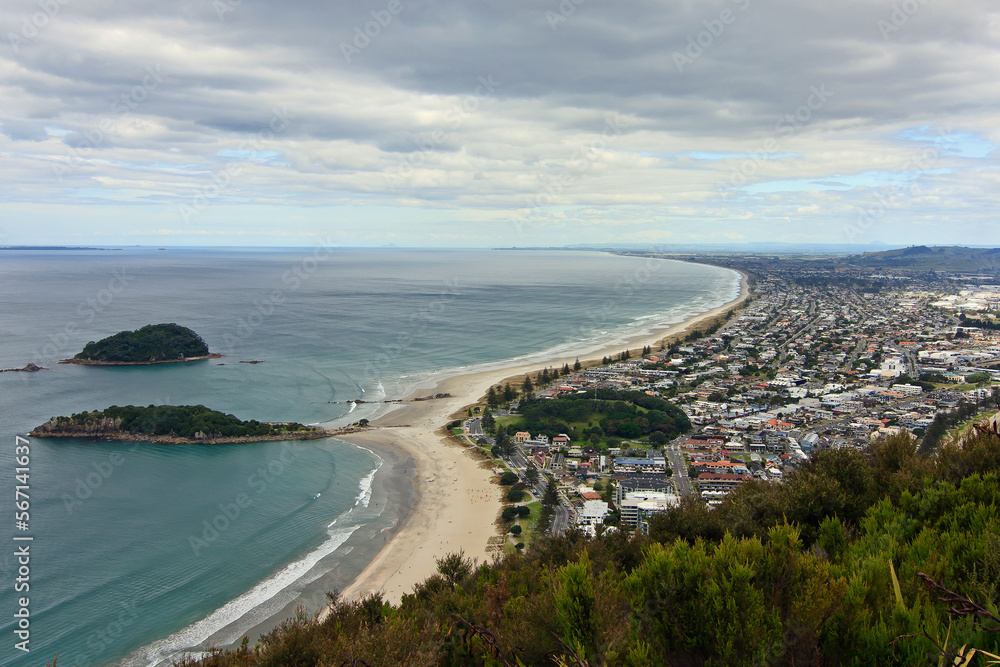 Scenic view of Tauranga in New Zealand