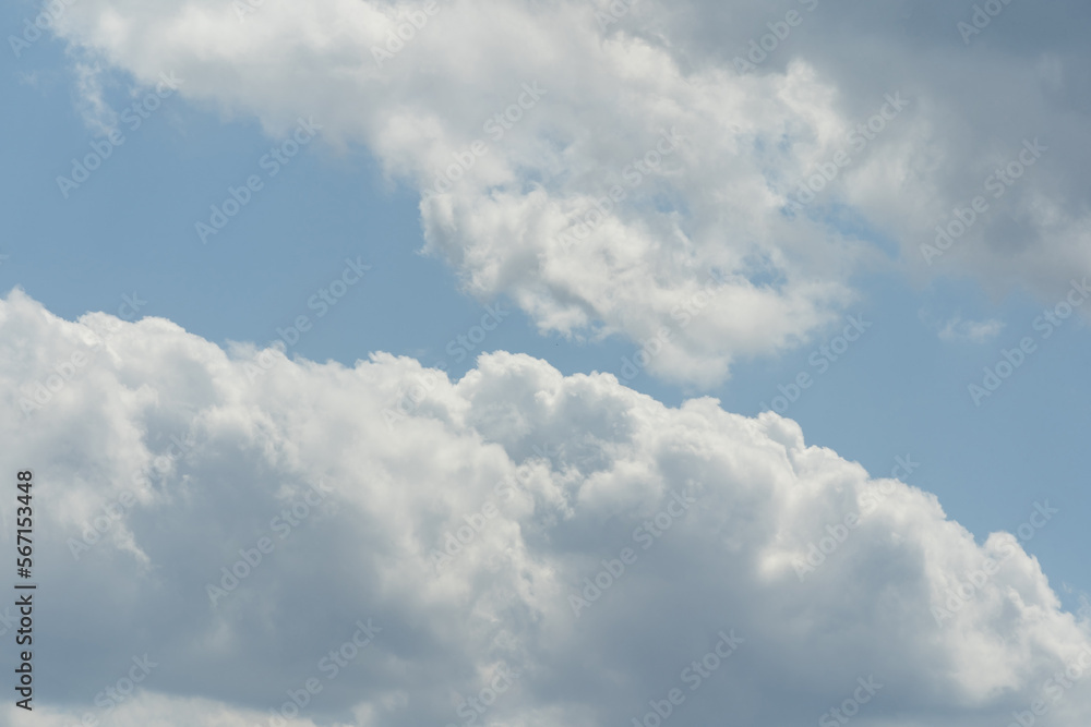 Blue sky and white clouds floated in the sky on a clear day with warm sunshine combined with cool breeze blowing against the body resulting in a miraculous refreshing like paradise. Blue sky and white clouds floated in the sky on a clear day with warm sunshine combined with cool breeze blowing against the body resulting in a miraculous refreshing like paradise.