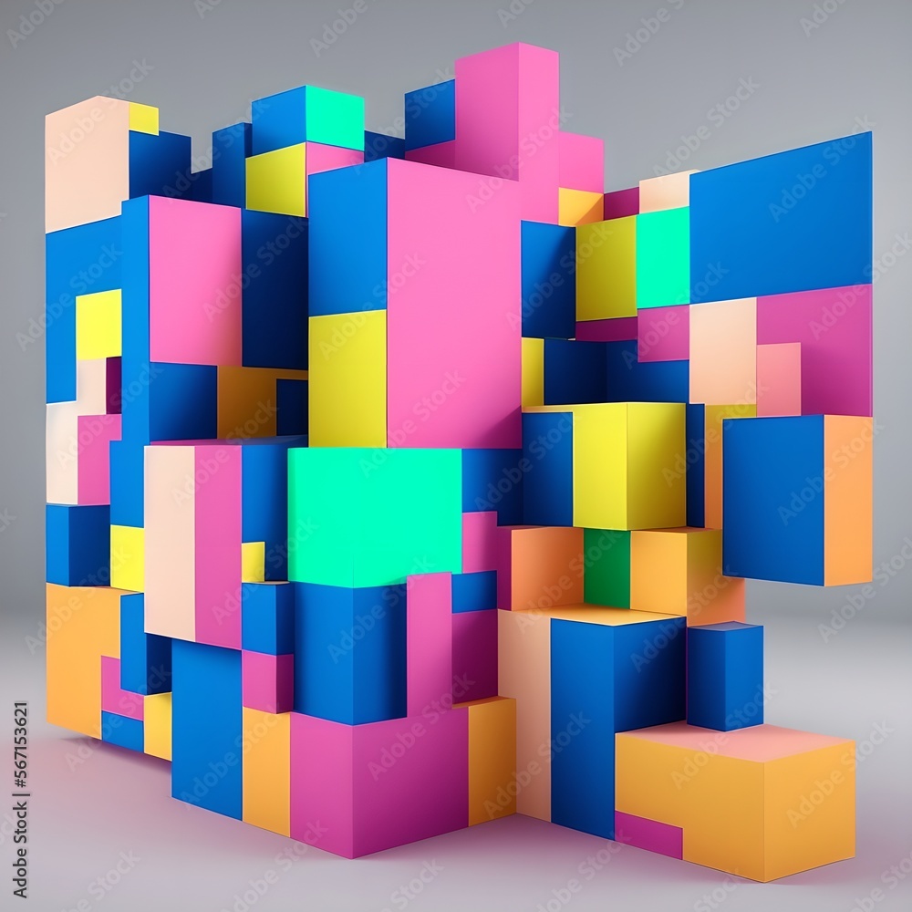 Geometric Low Poly 3D CGI Render Wallpaper Background, AI Generated. Geometric Low Poly 3D CGI Render Wallpaper Background, AI Generated.