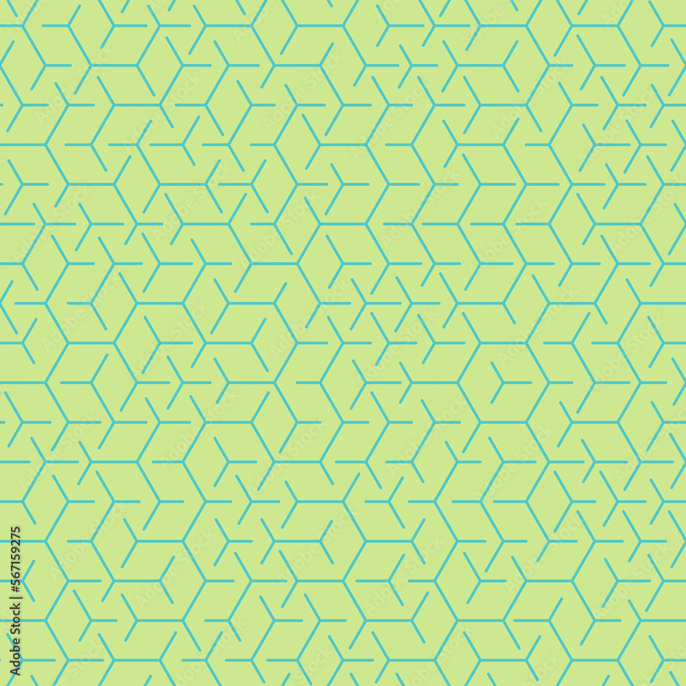 Hexagonal Maze pattern abstract illustration Hexagonal Maze pattern abstract illustration