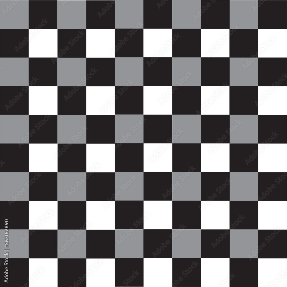 Fototapeta premium black and white chess cloth