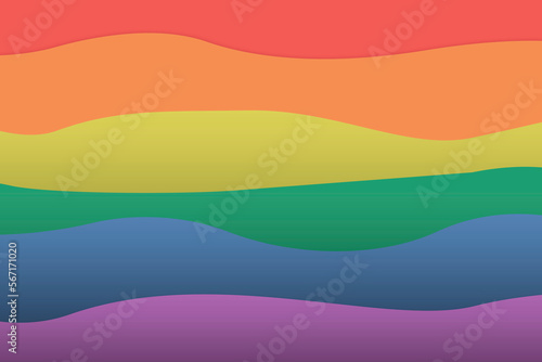 Pride day icon. Rainbow love concept. Human rights and tolerance. LGBTQ+ gay and lesbian pride symbols. © Olex Runda