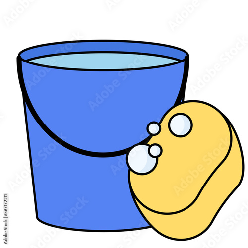 Chores and Housework Icon Illustration 