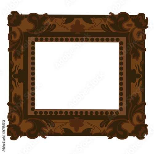 Ornate Vintage Frame blank inside 