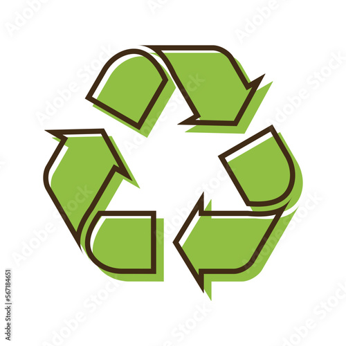 Recycle symbol icon