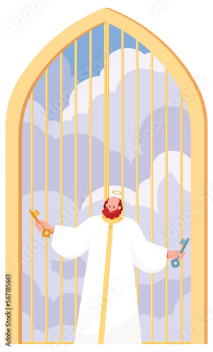 Saint Peter and the Gate