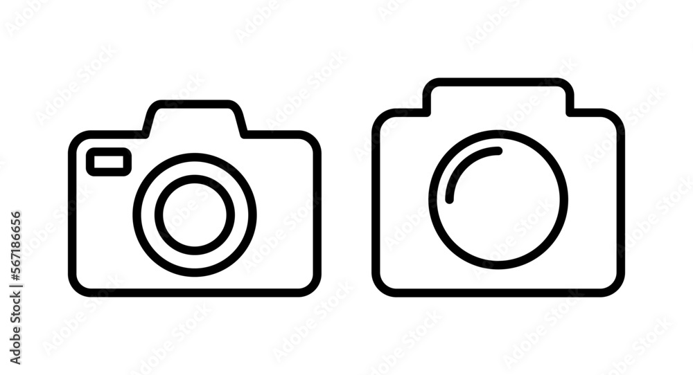 Camera icon vector illustration. photo camera sign and symbol. photography icon. Camera icon vector illustration. photo camera sign and symbol. photography icon.