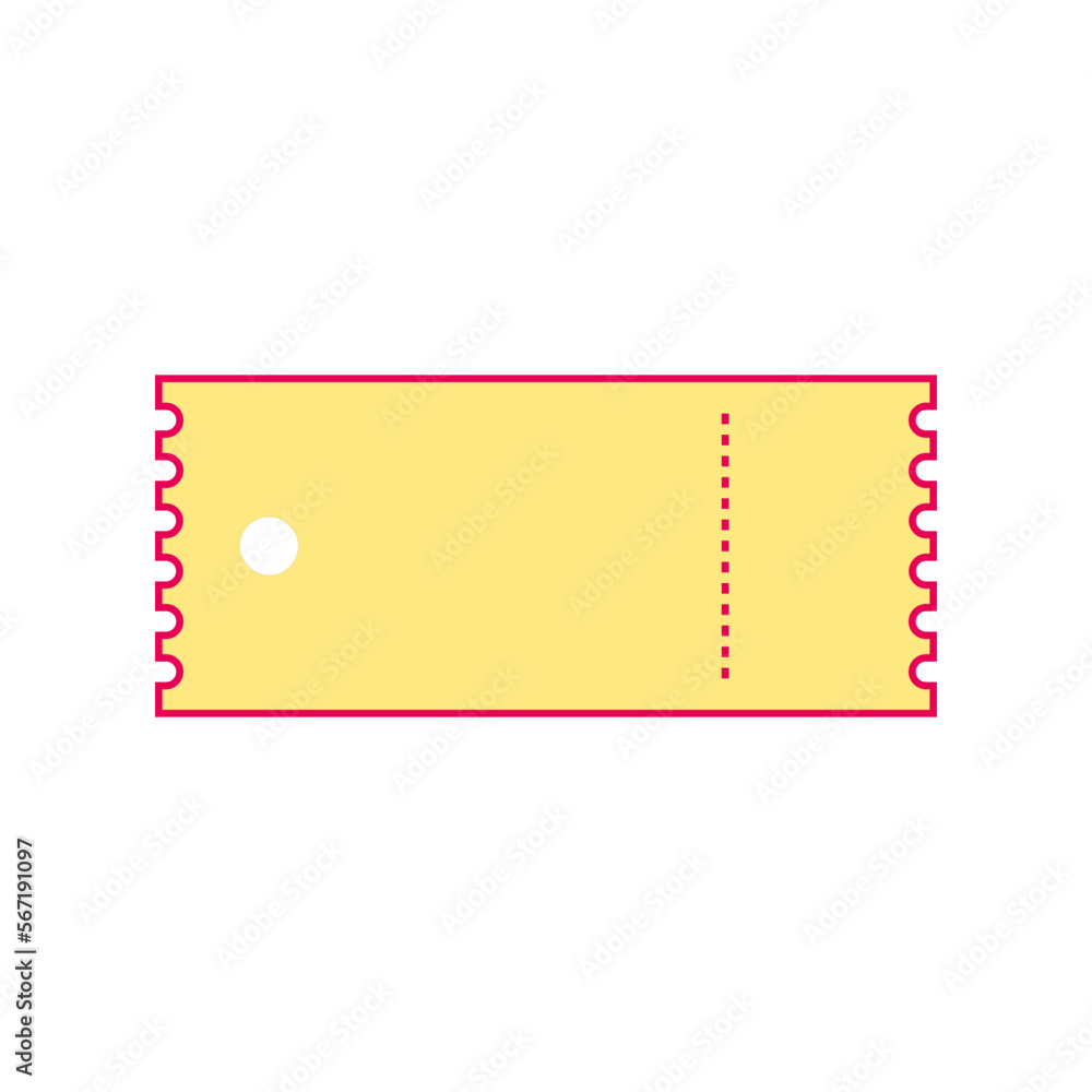 Ticket Vector Illustration Ticket Vector Illustration