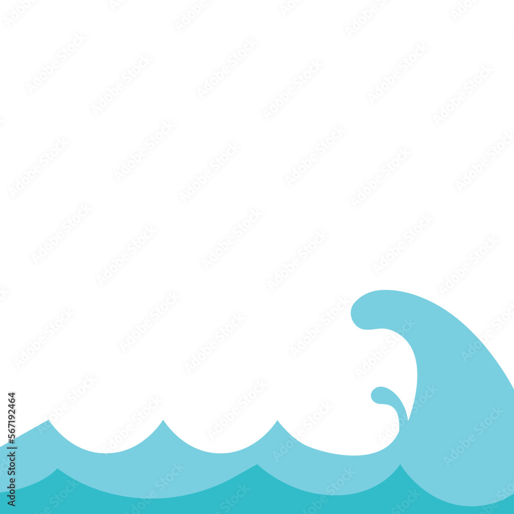 Wave Footer Illustration Wave Footer Illustration
