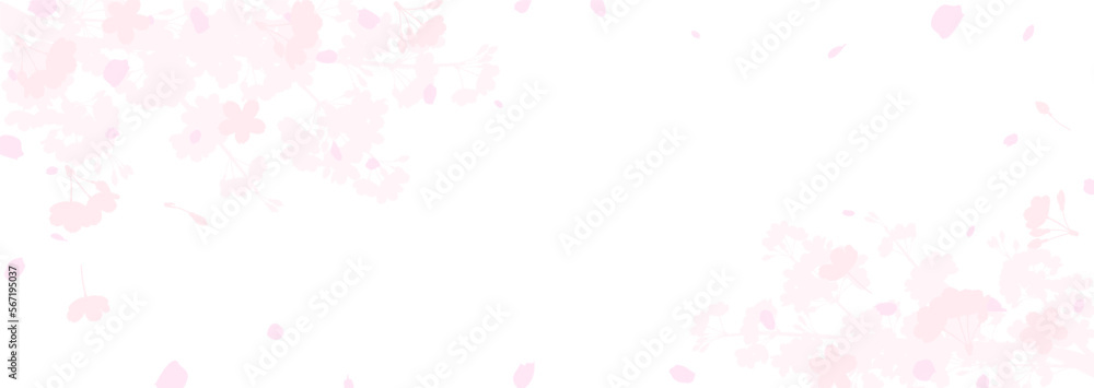 ぼんやりふんわりとした桜のイメージ