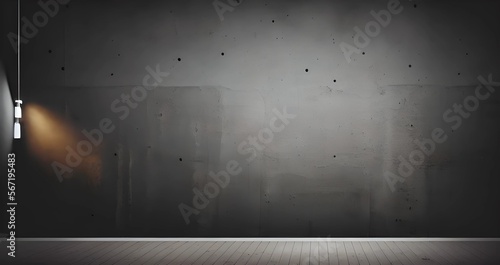 lighting on wall, dark room...