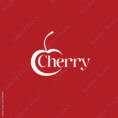 cherry logo template