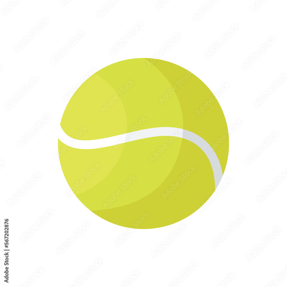 tennis ball icon vector design template simple and modern