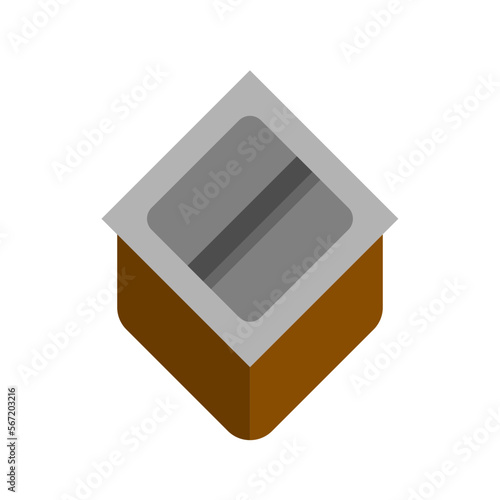 knock flat icon
