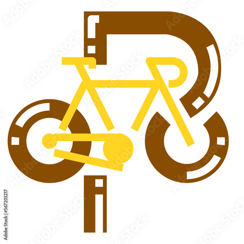 bicycle flat icon