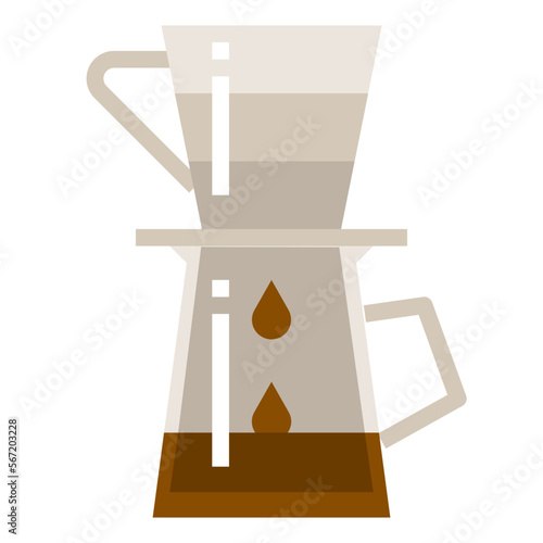 dripper flat icon