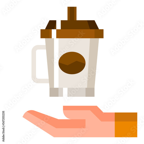 hot flat icon