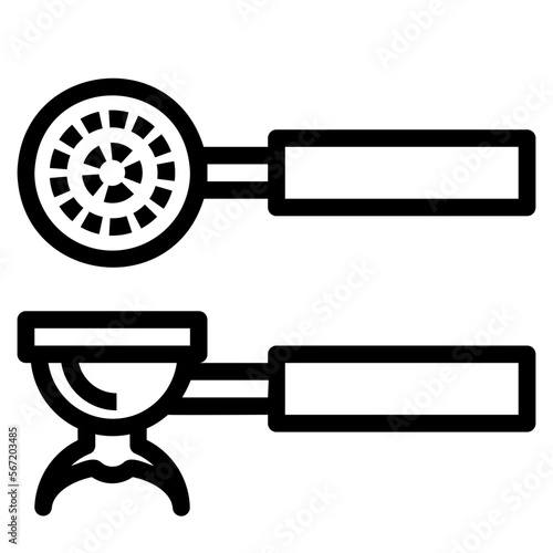 portafilter outline icon