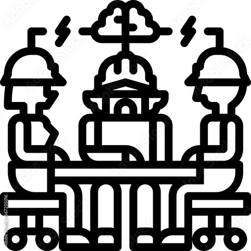 brainstorm outline icon