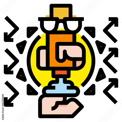 sunblock filled outline icon