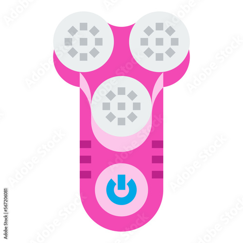 electricrazor flat icon