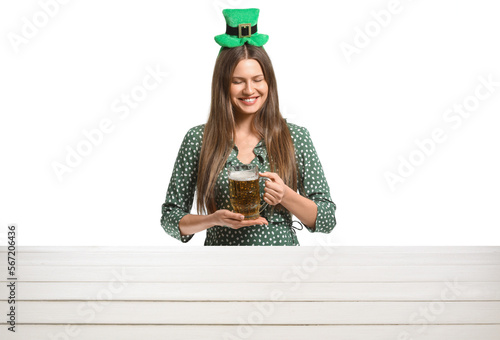 Beautiful young woman with ...