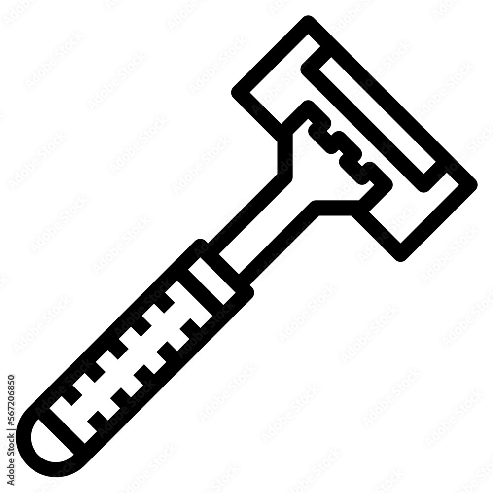 razor outline icon razor outline icon