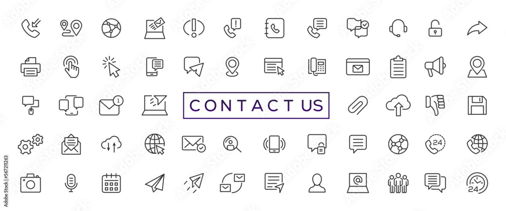 Set of simple Contact us icons for web and mobile app. Social Media network icon call us email mobile signs. Customer service. Contact support sign and symbols Set of simple Contact us icons for web and mobile app. Social Media network icon call us email mobile signs. Customer service. Contact support sign and symbols