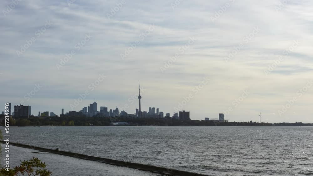 Timelapse of the downtown Toronto skyline from Humber Bay Bridge Timelapse of the downtown Toronto skyline from Humber Bay Bridge
