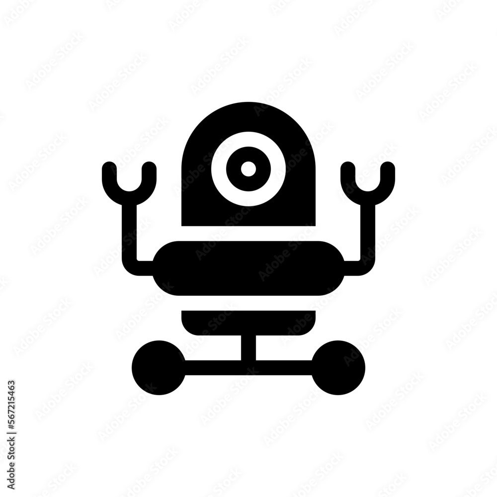 nanorobot glyph icon nanorobot glyph icon