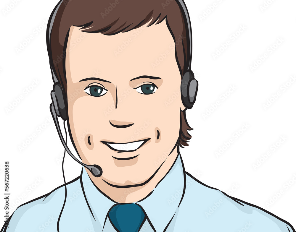 customer support man with headset - PNG image with transparent background customer support man with headset - PNG image with transparent background