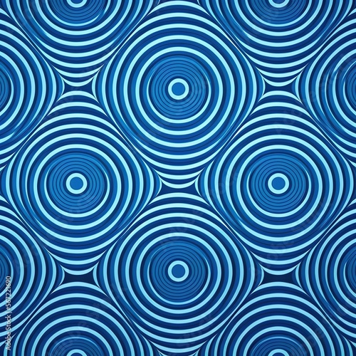 Vector pattern geometric line circle abstract seamless blue line