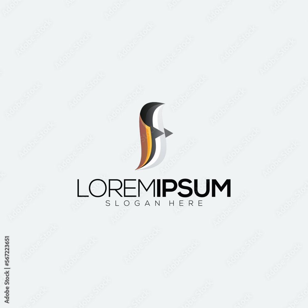 Awesome Penguin Premium Logo Vector Awesome Penguin Premium Logo Vector