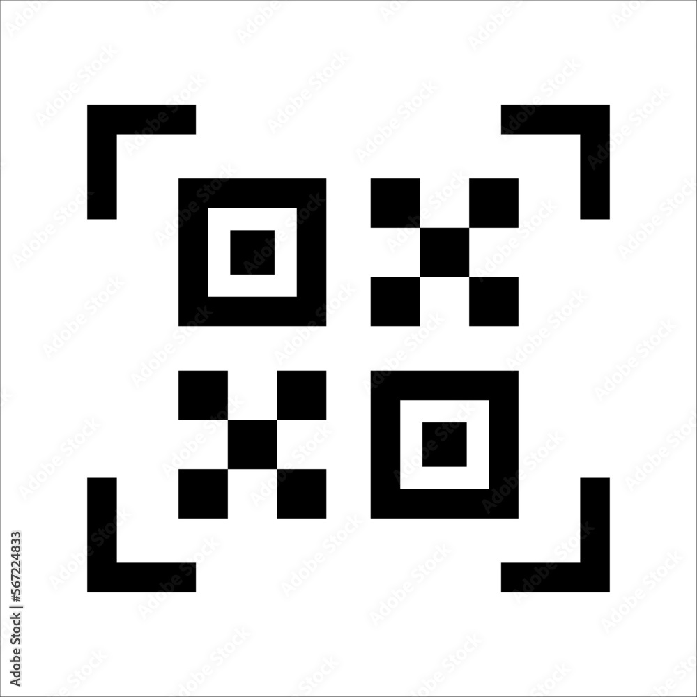 qr code for smart phone, on white background. qr code for smart phone, on white background.