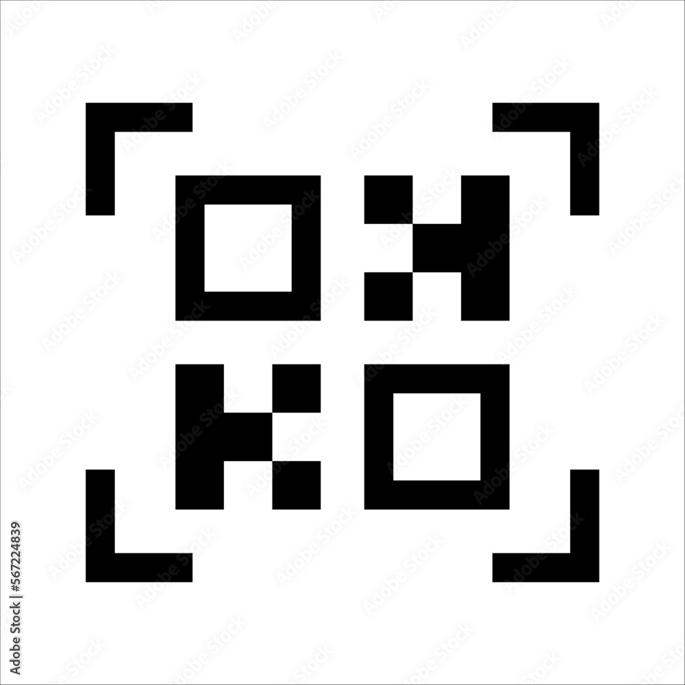 qr code for smart phone, on white background. qr code for smart phone, on white background.
