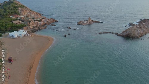 Exceptional virgin beach Menorca Cala Pregonda Spain photo