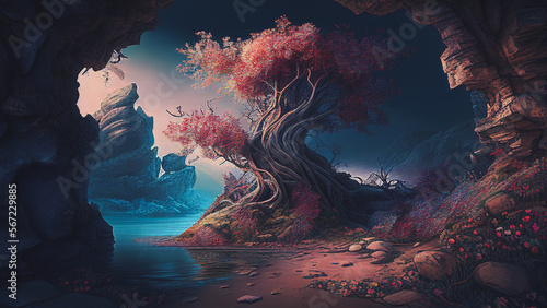 fantasy mystical nature tree
