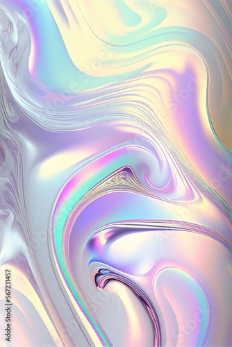 Holographic pastel marble background pattern. AI assisted finalized in Photoshop by me