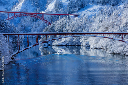 庄川峡遊覧船 富山県砺波市庄川町 photo