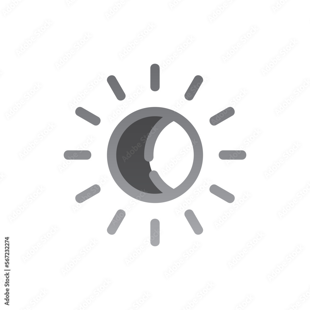 exposure two tone gradient icon exposure two tone gradient icon